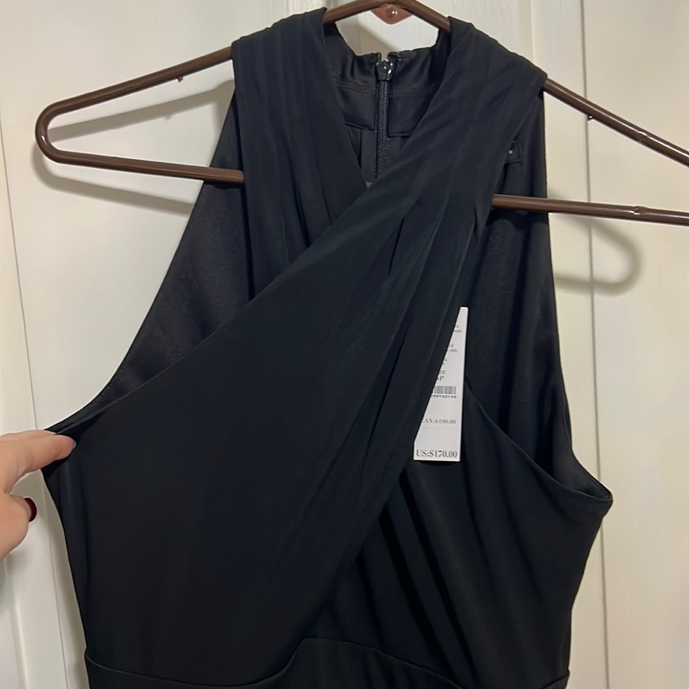 White House black market little back dress, cross cross front size 4P